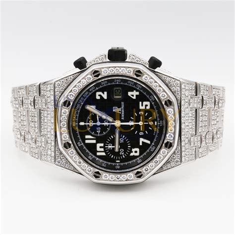 audemars piguet men's diamond watch